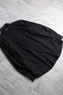 black paisley velour shirt