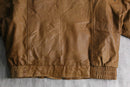 camel color layer design leather jacket