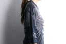 "Re:make" layered sleeve graphic tee