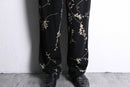 flower pattern easy wide slacks