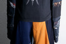 "Re:make" layered sleeve graphic tee