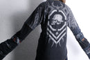 "Re:make" layered sleeve graphic tee