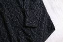 black paisley velour shirt