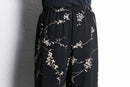 flower pattern easy wide slacks