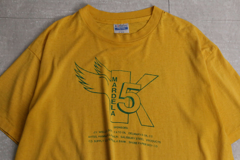 mustard color h/s tee