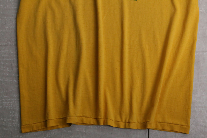 mustard color h/s tee