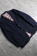70's contrast stitch stripe tailored jacket
