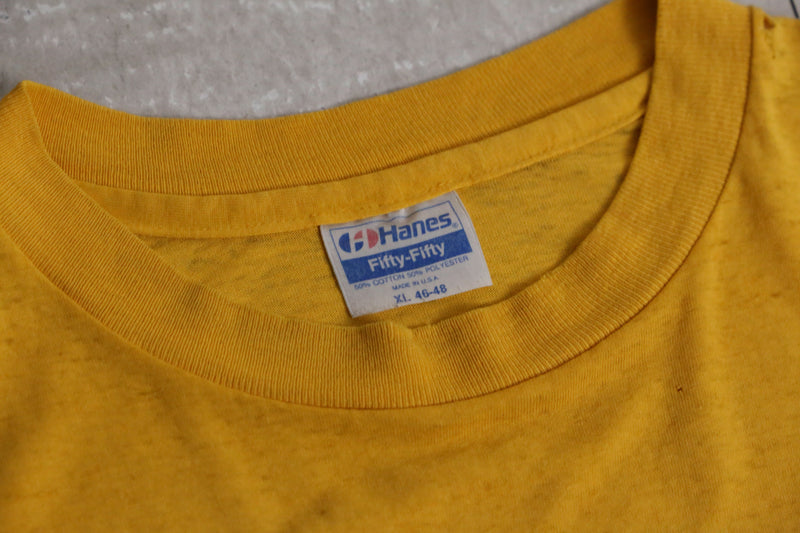 mustard color h/s tee