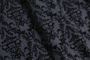 black paisley velour shirt