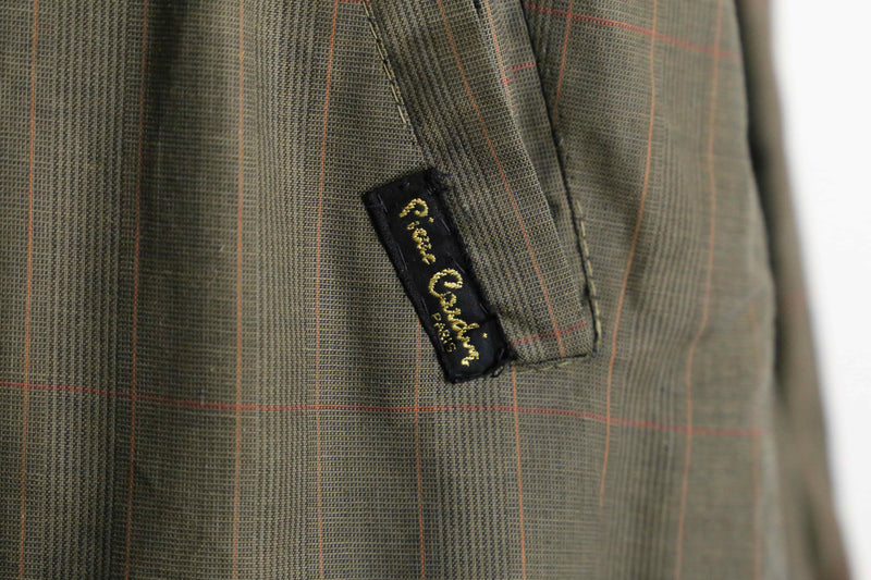 “Pierre Cardin” brown over check  jacket