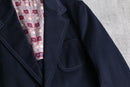 70's contrast stitch stripe tailored jacket