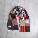 ''Re:make''patchwork knit muffler