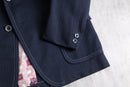 70's contrast stitch stripe tailored jacket