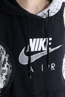 "Re:make" lace docking hoodie