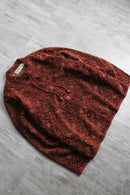wine red ornamental Gobelin Jacket