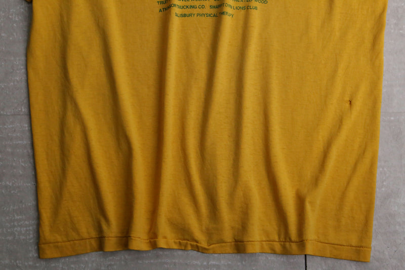 mustard color h/s tee