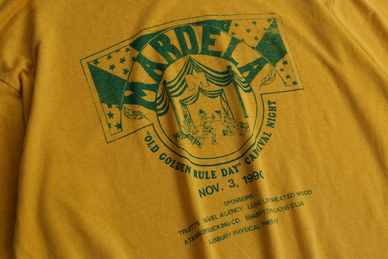 mustard color h/s tee