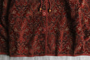 wine red ornamental Gobelin Jacket