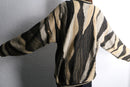“TUNDRA” wave geometric 3D design knit