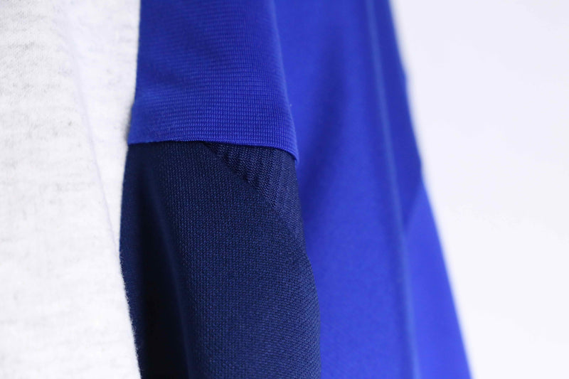 "Re:make" track×sweat docking dolman big hoodie