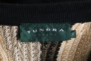 “TUNDRA” wave geometric 3D design knit
