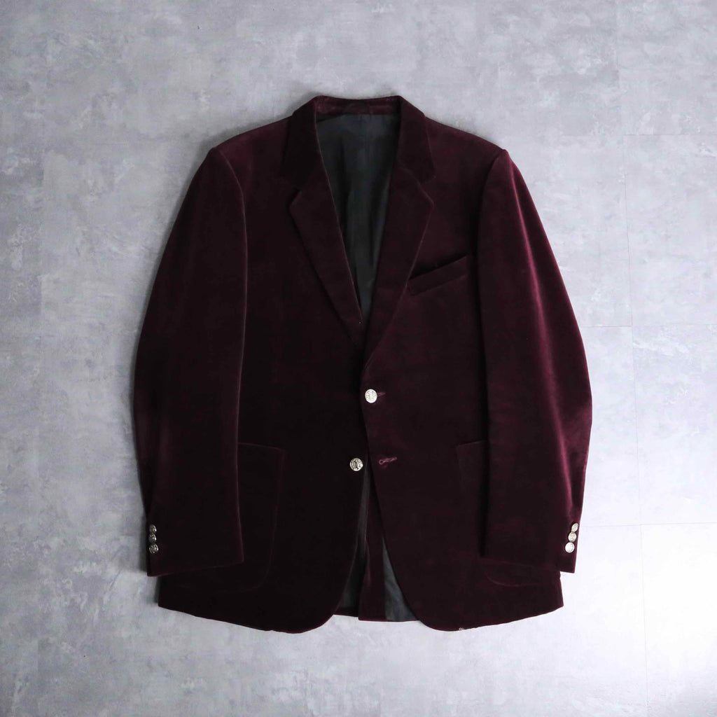 1960-70s vintage Sears 2B single velvet tailored jacket
