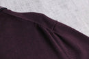bordeaux stripetip knit polo
