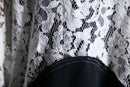 "Re:make" lace docking hoodie