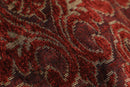 wine red ornamental Gobelin Jacket