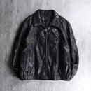 ”DOCKERS” black sheep skin leather jacket