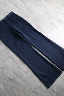 70's dark navy semi flare slacks