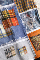 “Re:make” assembled patchwork design sweat