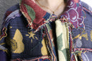 "Re:make" rug zip tracker jacket