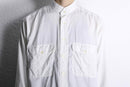 ”pierre cardin” white imperial collar stripe shirts