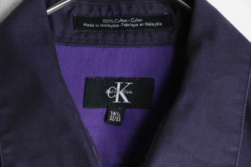 "Calvin Klein" deep purple color cotton shirt