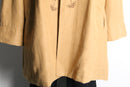 botanical embroidery over coat