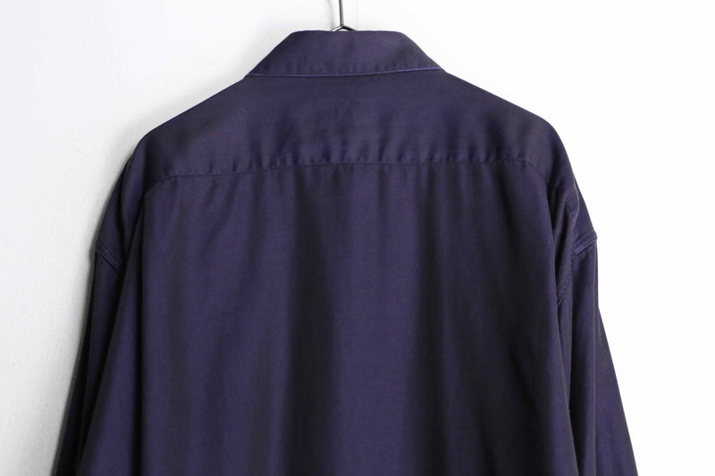 "Calvin Klein" deep purple color cotton shirt