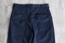 70's dark navy semi flare slacks