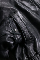 ”DOCKERS” black sheep skin leather jacket
