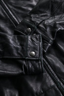 ”DOCKERS” black sheep skin leather jacket