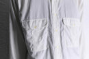 ”pierre cardin” white imperial collar stripe shirts