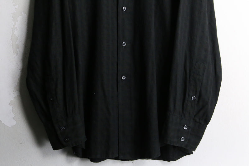 "PERRY ELLIS" black paisley dress shirt