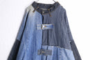 "Re:make" patchwork denim china jacket