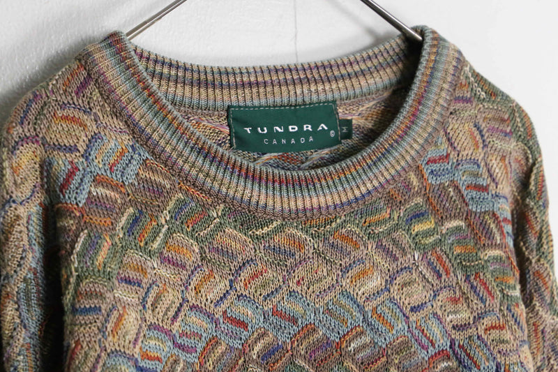 “TUNDRA” mulch color 3D design knit