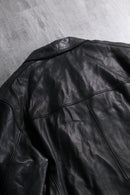 ”DOCKERS” black sheep skin leather jacket