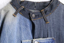 "Re:make" patchwork denim china jacket