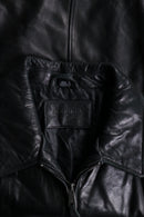 ”DOCKERS” black sheep skin leather jacket