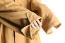 botanical embroidery over coat