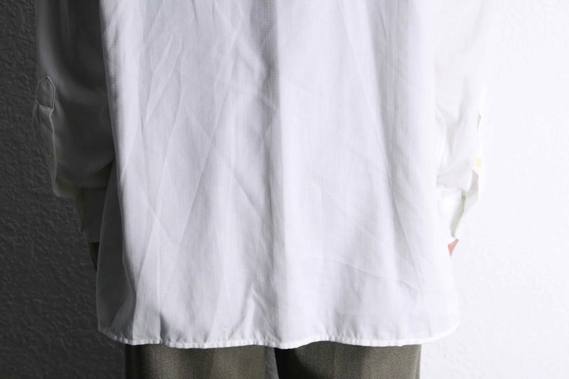 ”pierre cardin” white imperial collar stripe shirts