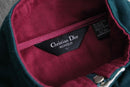 “Christian Dior” dark green sweat blouson